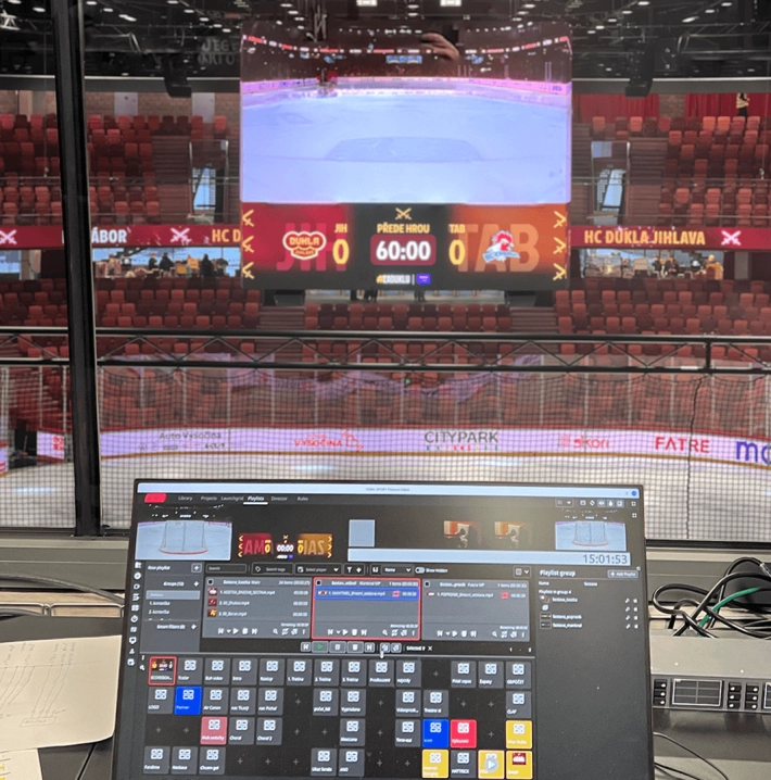 Playout Goal Sport in-venue broadcasting content management system