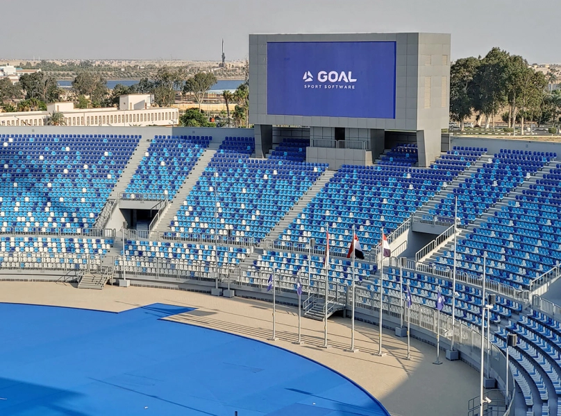 Suez Canal Authority Scoreboard Giant Screen powered by Goal Sport Software