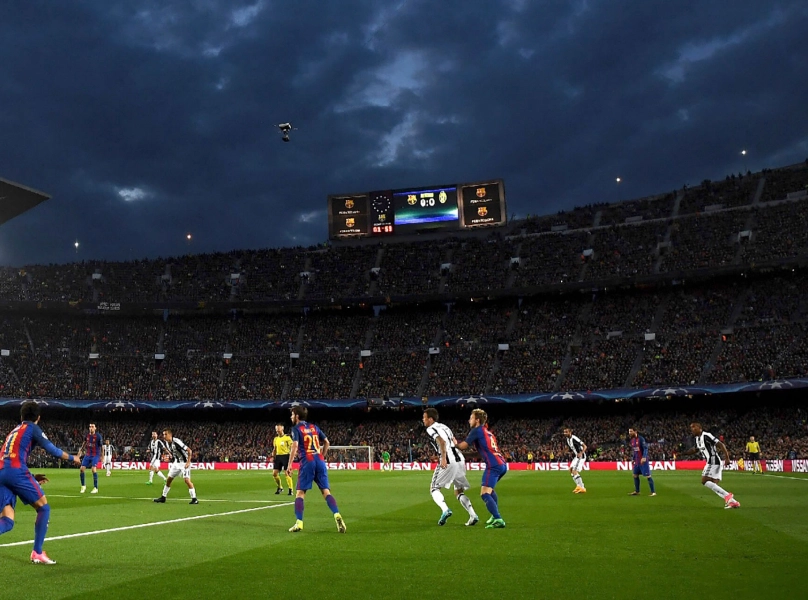 Camp Nou Barcelona Scoreboard Giant Screen powered by Goal Sport Software