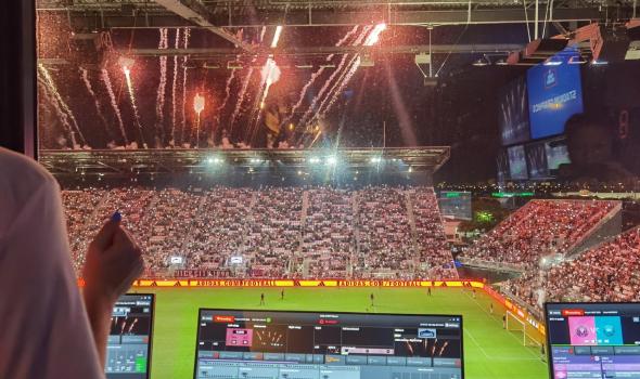 Chase Stadium Control Room Inter Miami match day production