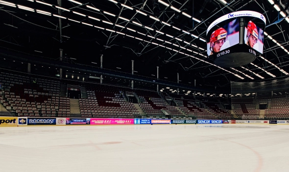 Werk Ice Arena in Czechia. One of the firsts installations including Goal Sport Software.